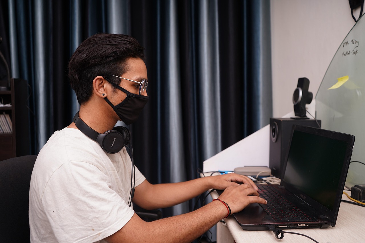 Mask, student, corona — Accredited Online College Levels for Combating Economic Decline