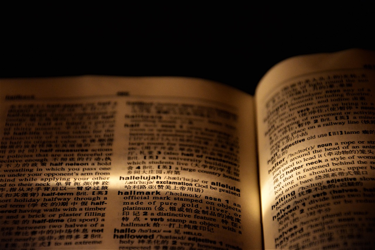 Hallelujah, dictionary, page — Baby Language