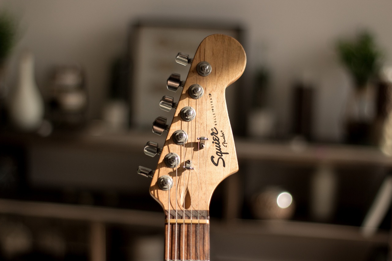 Electric guitar, guitar, squier — Vista Oaks Property Homes in Round Rock, Texas
